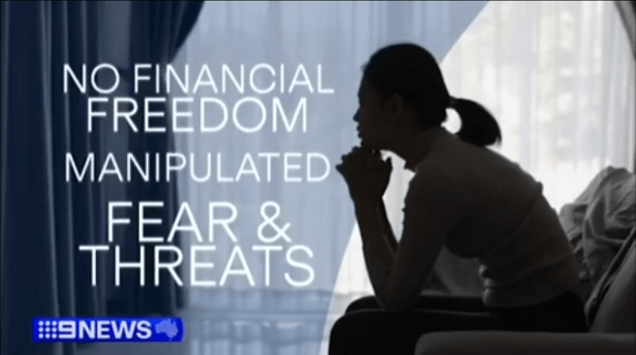 Nine News segment on Coercive Control featuring Tori Cooke